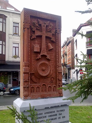 Mémorial du génocide arménien de Bruxelles - Armeense Genocidemonument van Brussel