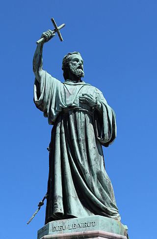 Statue de Pierre l'Ermite