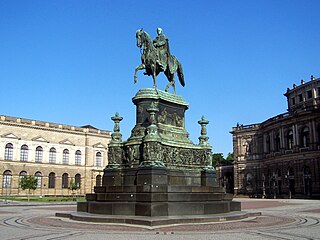 Reiterdenkmal König Johann von Sachsen