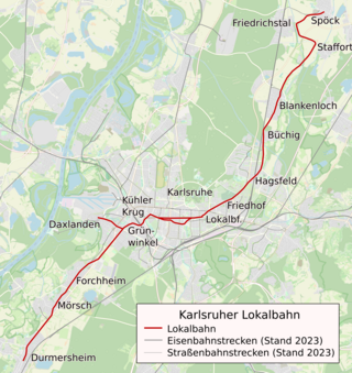 Denkmal Karlsruher Lokalbahn „Lobberle“
