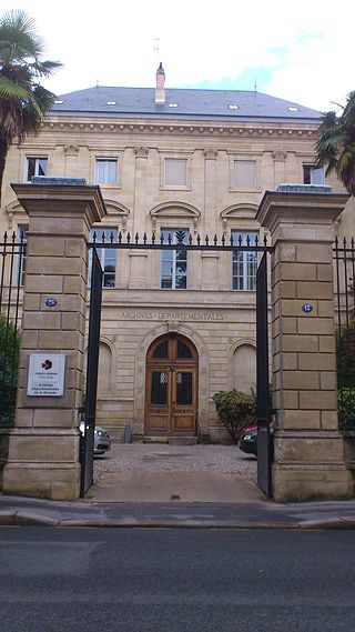 Hôtel des archives départementales de la Gironde