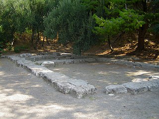 Archäologische Stätte der Akademie von Plato