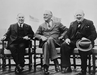 Bustes de Roosevelt et de Churchill busts