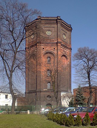 Wieża ciśnień przy ulicy 1 Maja