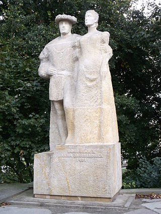 Pomnik Bogusława X i Anny Jagiellonki
