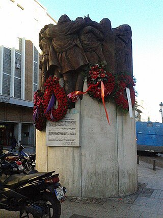 Monumento en honor a los abogados de Atocha