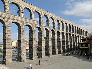 Azud del acueducto romano de Segovia