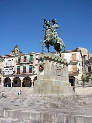 Estatua ecuestre de Francisco Pizarro