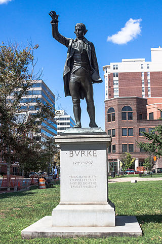 Edmund Burke Statue