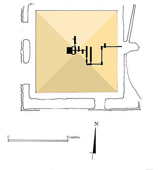 Southern South Saqqara pyramid